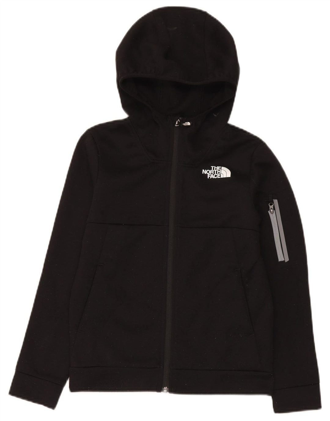 Maglione con cappuccio e zip per ragazzi The North Face 11-12 anni grande in poliestere nero