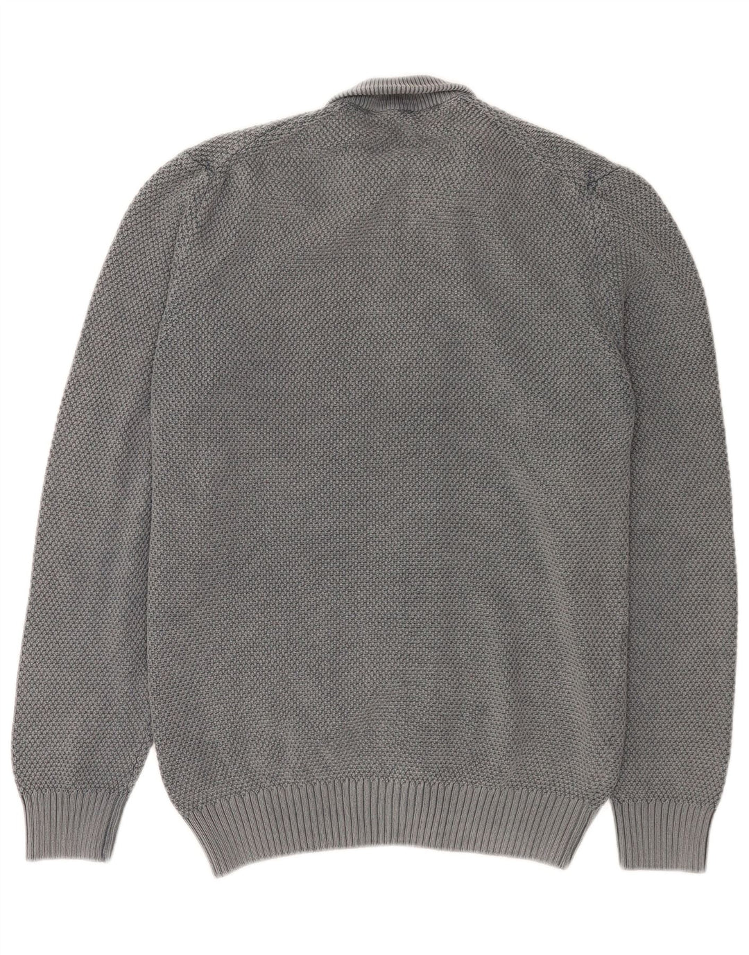 Maglia Cardigan Uomo Trussardi Jeans Cotone Grigio Medio