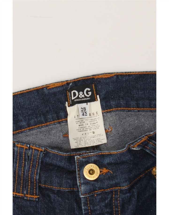 DOLCE & GABBANA Womens Slim Jeans IT 42 Medium W28 L29 Blue Cotton Vintage Dolce & Gabbana and Second-Hand Dolce & Gabbana from Messina Hembry 