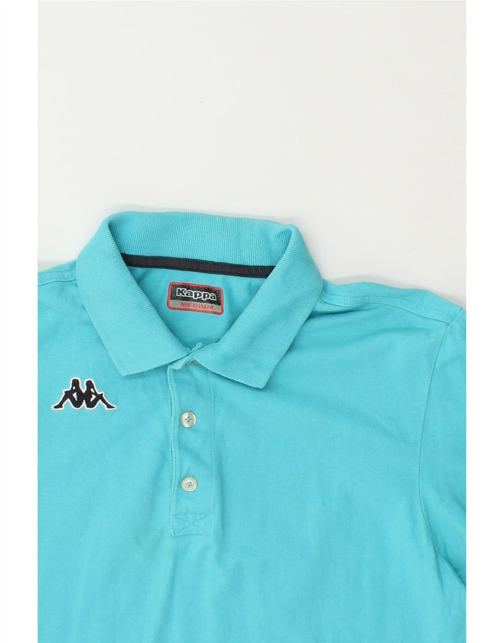 KAPPA Mens Polo Shirt Medium Blue Cotton Vintage Kappa and Second-Hand Kappa from Messina Hembry 