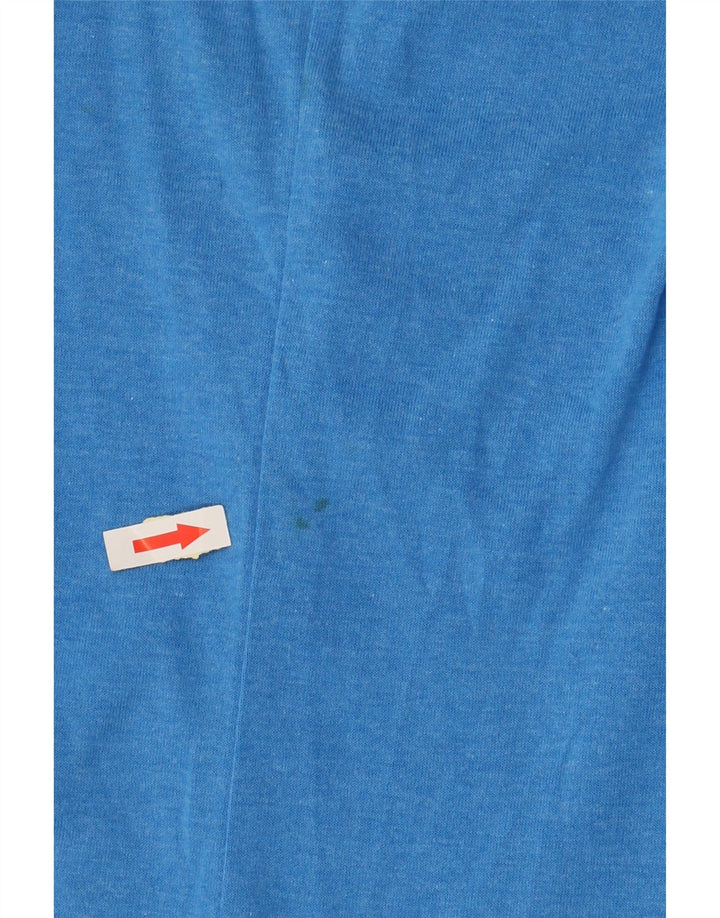 Canotta grafica da uomo ADIDAS Top blu medio in poliestere