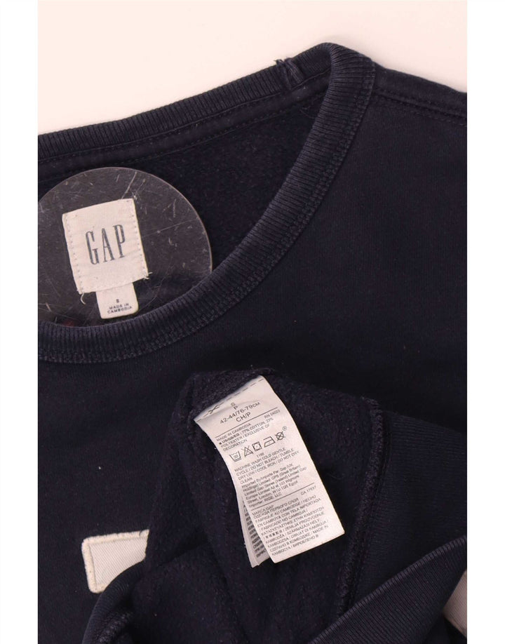 Gap Felpa grafica da uomo Maglione piccolo in cotone blu navy