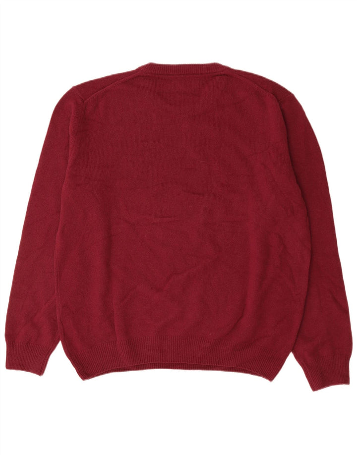 Marlboro Classics Maglione girocollo da uomo 2XL Lana bordeaux