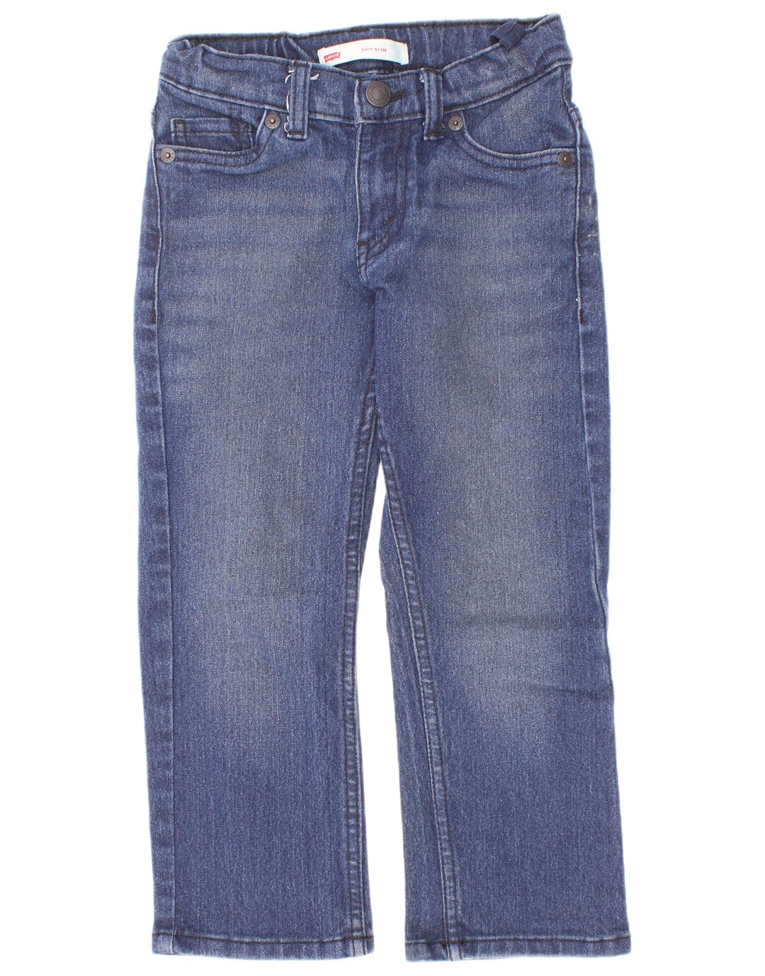 Levi's Boys 511 Slim Jeans 3-4 anni W20 L18 Blu Cotone