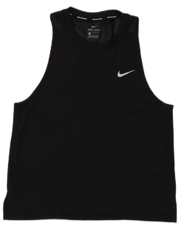 Canotta Nike Dri Fit da donna UK 14 grande poliestere nero