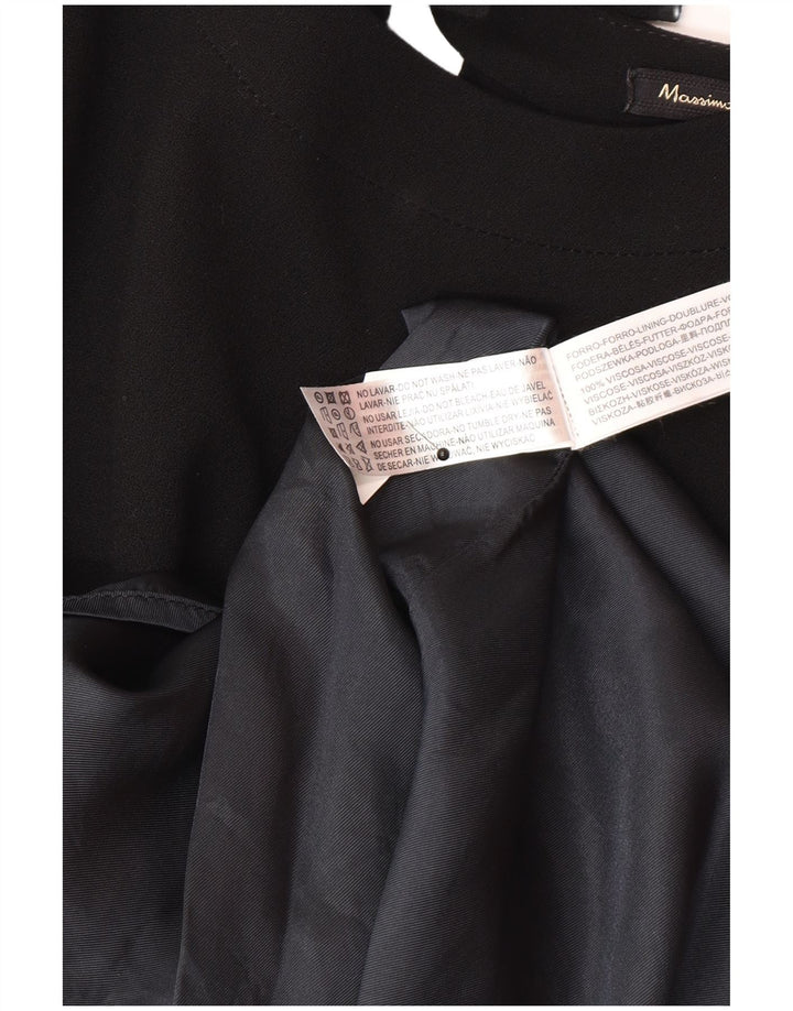 Abito a trapezio da donna Massimo Dutti EU 40 viscosa nera media