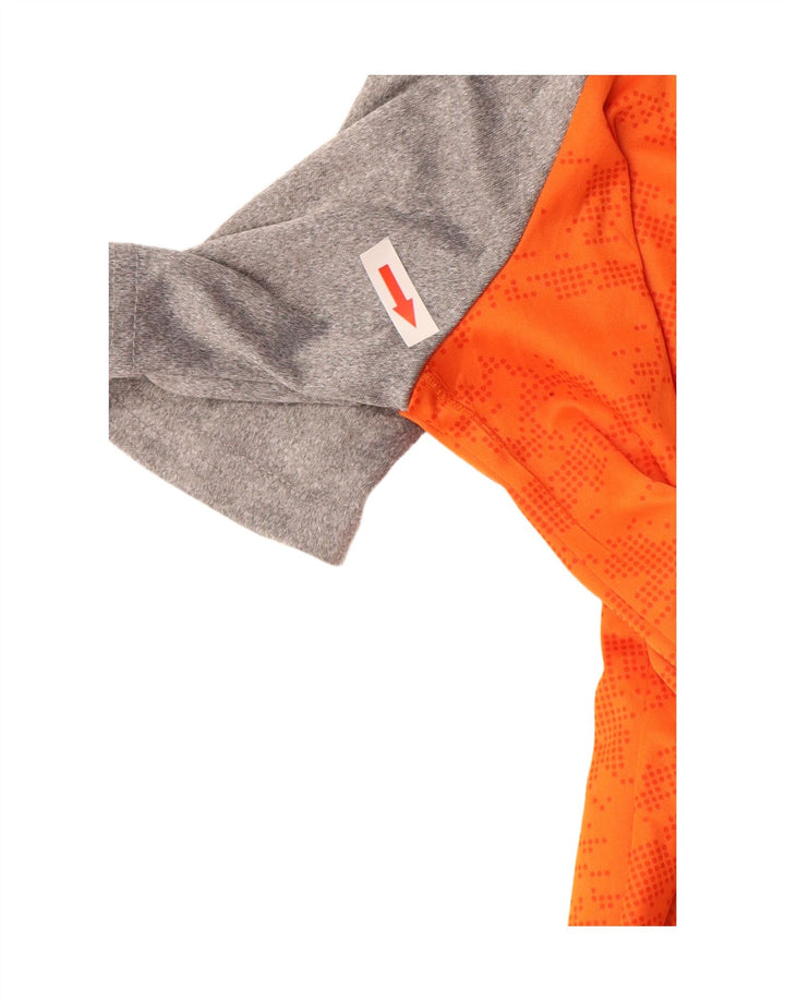 T-shirt da uomo Puma Top Small arancione maculato in poliestere