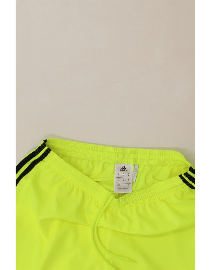 ADIDAS Boys Climalite Sport Shorts 13-14 Years Medium Green Polyester Vintage Adidas and Second-Hand Adidas from Messina Hembry 