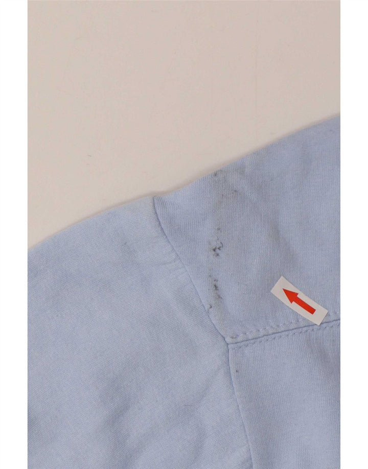 Felpa corta oversize da donna Zara, maglione, UK 10, piccola, blu, in poliestere