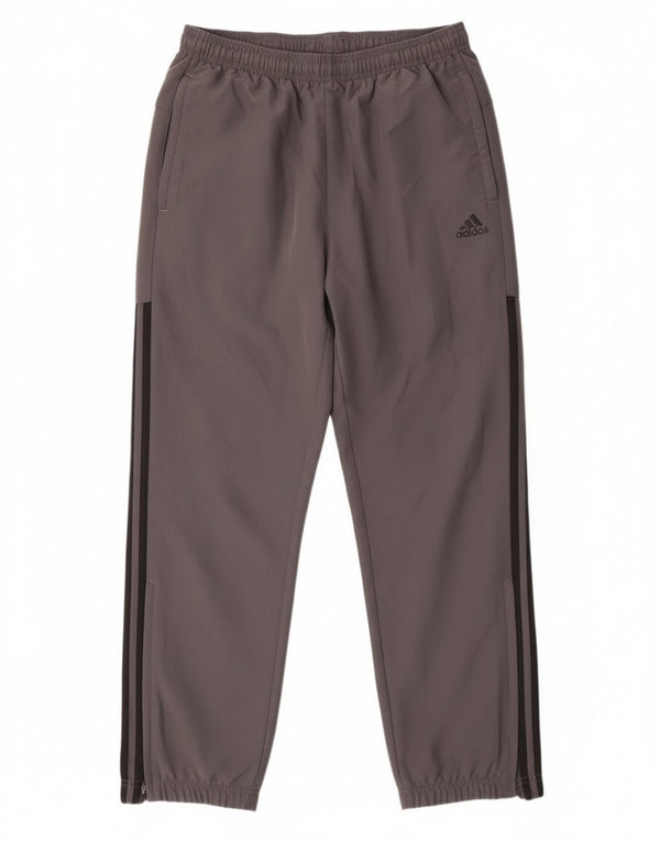 Pantaloni da tuta da uomo Adidas Joggers in poliestere grigio medio