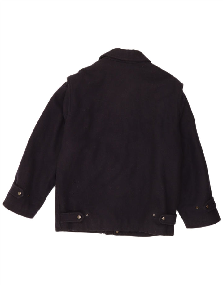 Ivy Oxford Giubbotto bomber da uomo IT 48 Medio Blu navy Lana