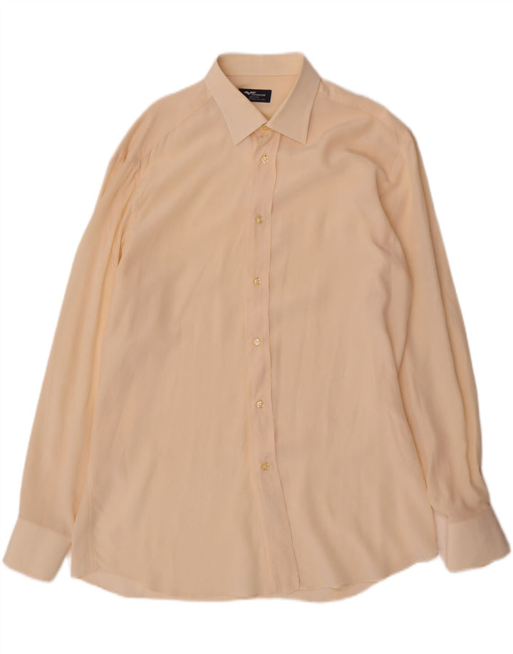 Camicia da uomo Fenicia taglia 39 15 1/2 media bianco sporco