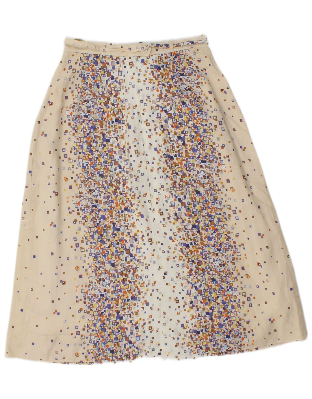 PANCALDI & B Set gonna 2 pezzi da donna UK 4 XS W24 Cotone geometrico beige