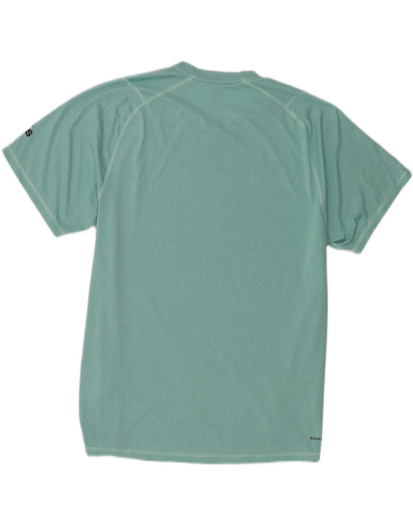 T-shirt Adidas Aeroready da uomo Top XL turchese poliestere