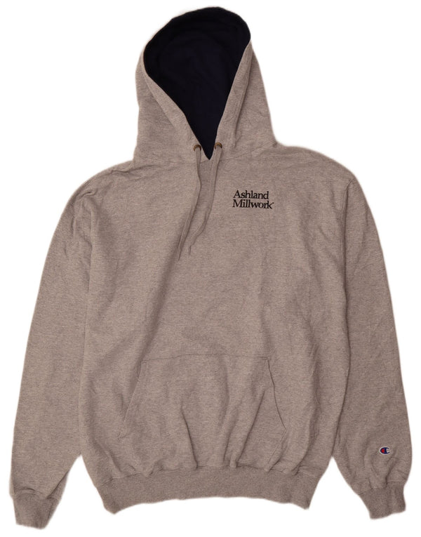 Felpa con cappuccio grafica Champion Marvin da uomo XL in cotone grigio