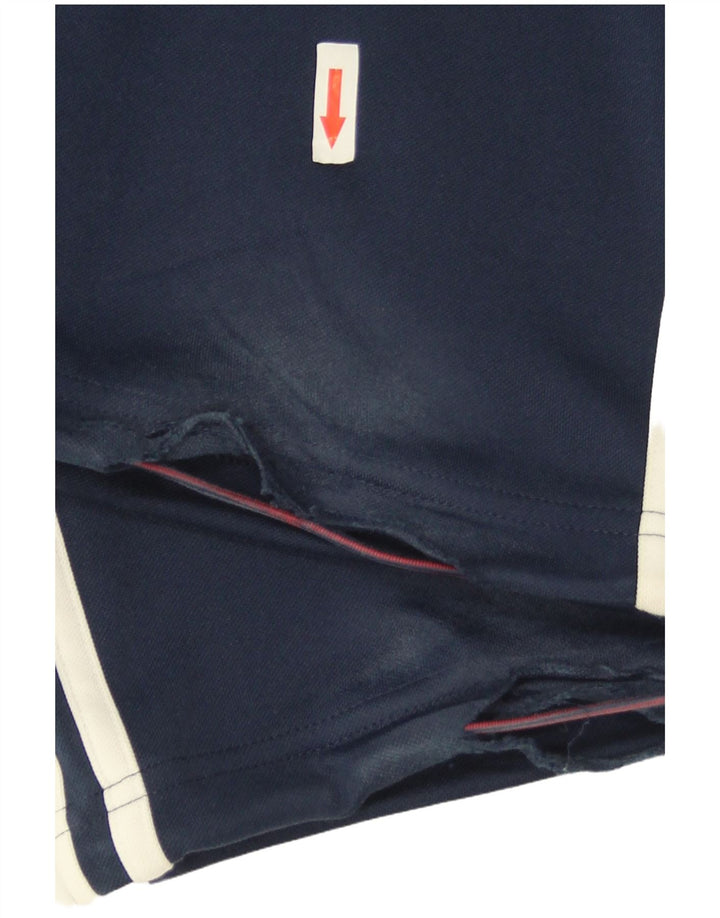 Tuta intera da uomo Adidas UK 36/38 Small Blu Navy Colourblock Poliestere