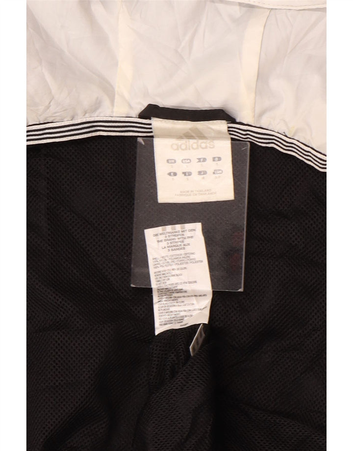 Giacca da ginnastica senza maniche con grafica Adidas da donna UK 10 piccola nera