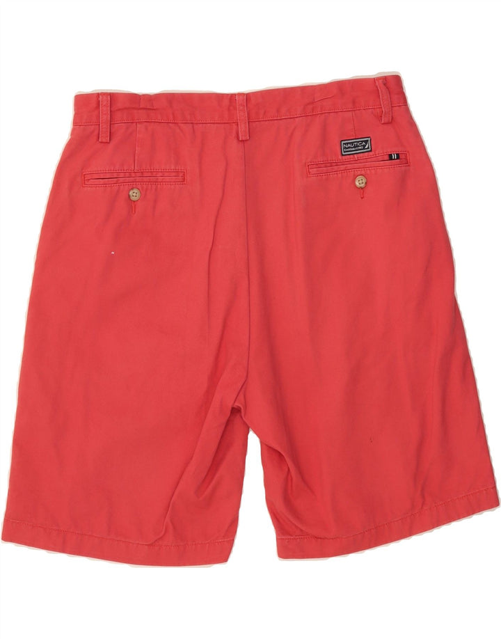 NAUTICA Mens Chino Shorts W34 Large Red Cotton Vintage Nautica and Second-Hand Nautica from Messina Hembry 