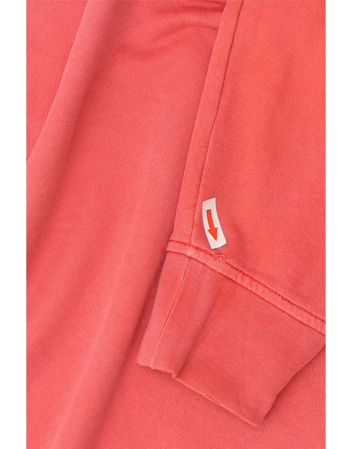 Felpa da uomo Timberland Maglione rosso medio in cotone