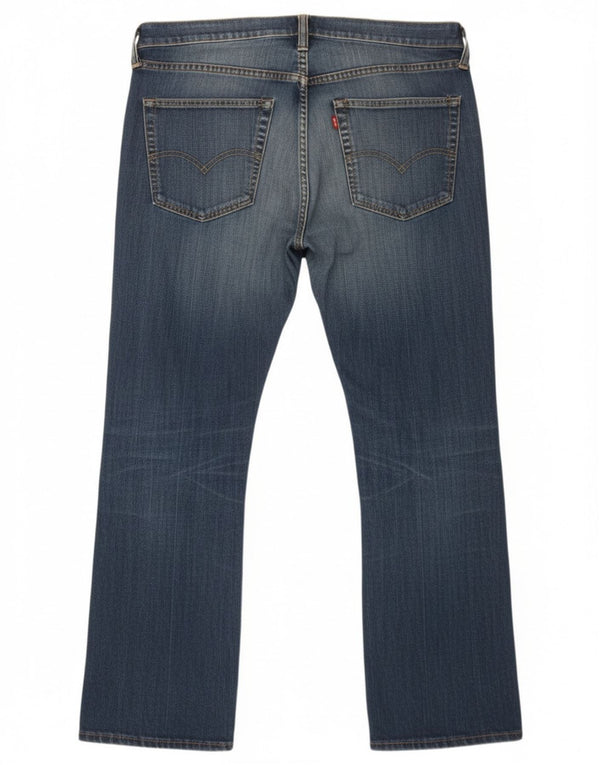 Levi's Uomo 527 Jeans Bootcut W36 L32 Cotone Blu