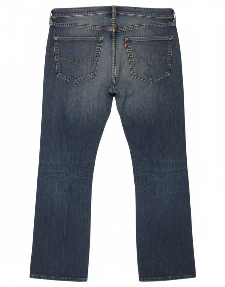 Levi's Uomo 527 Jeans Bootcut W36 L32 Cotone Blu