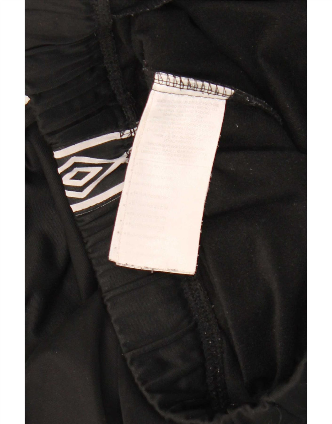 Pantaloni da tuta grafici da uomo Umbro grandi in poliestere nero