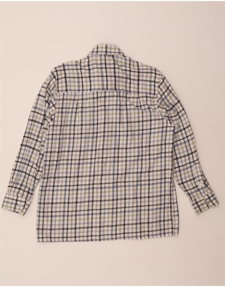 Camicia in flanella da uomo FREE STYLE taglia 41/42 grande cotone a quadri multicolore