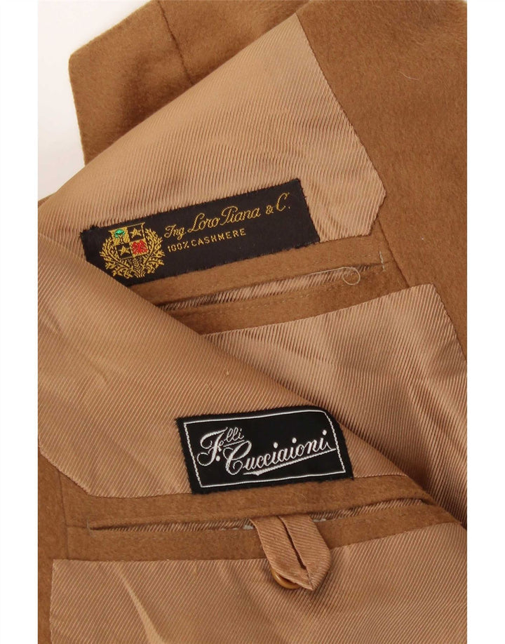 Giacca blazer da uomo Ing Loro Piona & Co. UK 40 Large Marrone Cashmere