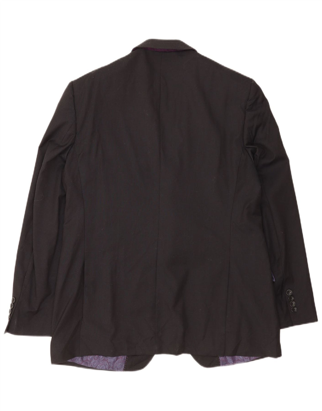 Giacca blazer a 2 bottoni Autograph da uomo Marks & Spencer UK 42 XL Lana nera