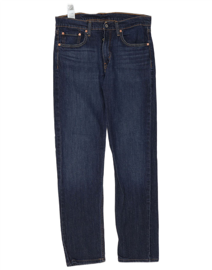 Levi's Uomo 502 Jeans affusolati W32 L30 Cotone blu navy