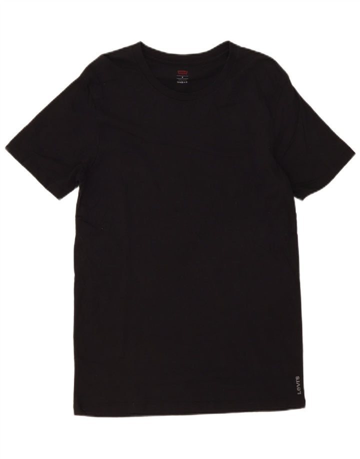 T-shirt da uomo Levi's Top in cotone nero medio