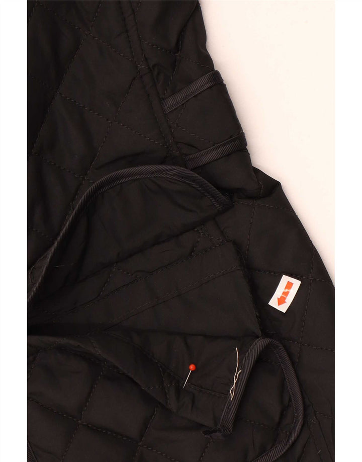 Giacca trapuntata da donna Zara UK 14 grande marrone