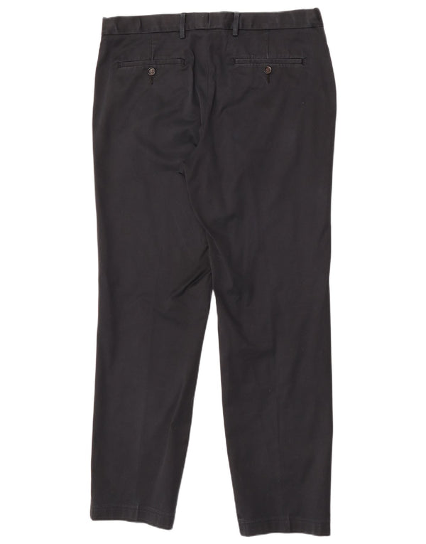 Pantaloni da abito su misura da uomo Marks & Spencer W34 L31 cotone nero