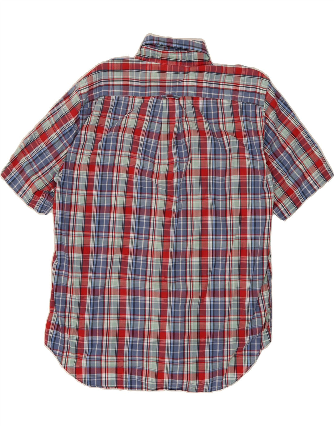 NAUTICA Mens Short Sleeve Shirt Large Multicoloured Check Cotton Vintage Nautica and Second-Hand Nautica from Messina Hembry 