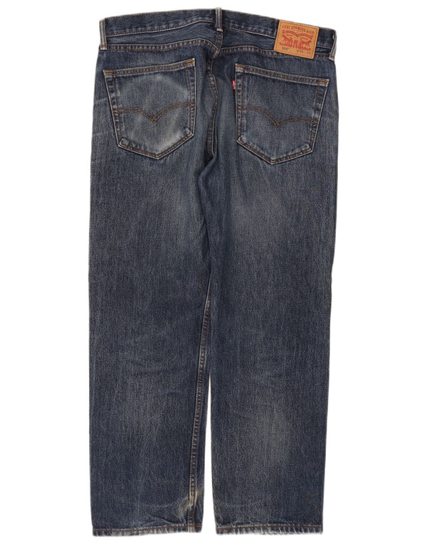 Levi's Jeans dritti 505 vestibilità regolare da uomo W36 L29 Cotone blu