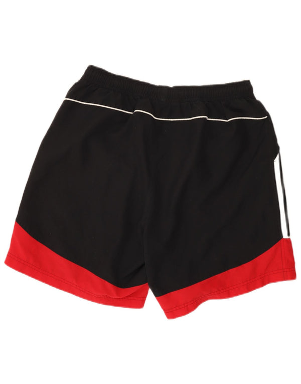 Pantaloncini sportivi da uomo Adidas Medium Black Colourblock in poliestere