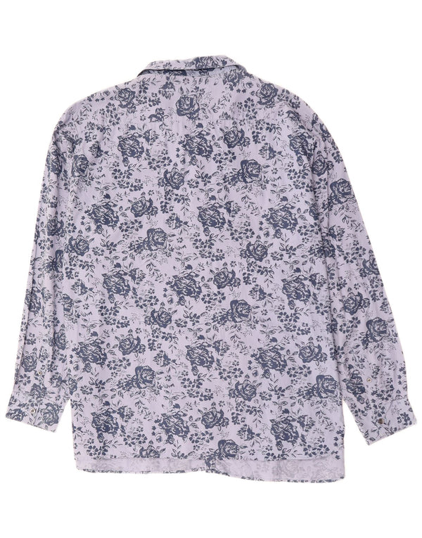 Camicia da uomo French Connection 2XL Cotone floreale blu