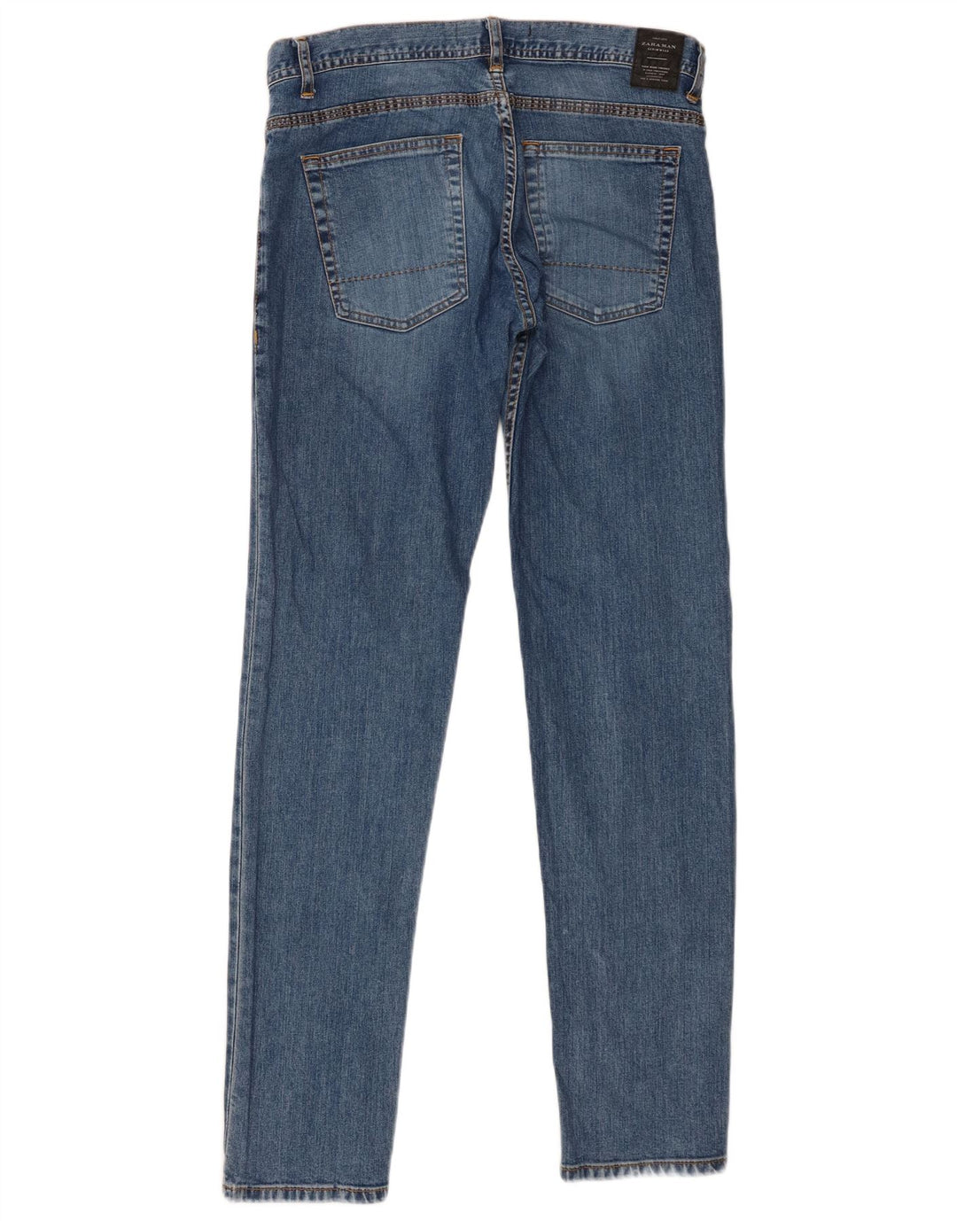 Jeans slim da uomo Zara EU 40 medio W31 L32 cotone blu