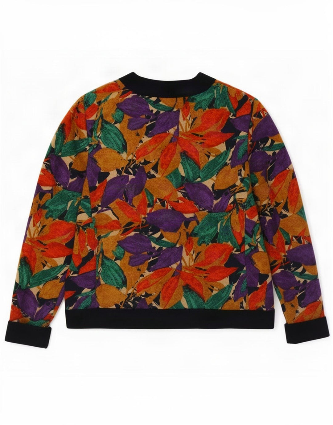Giacca blazer da donna Devernois Paris UK 14 floreale multicolore medio