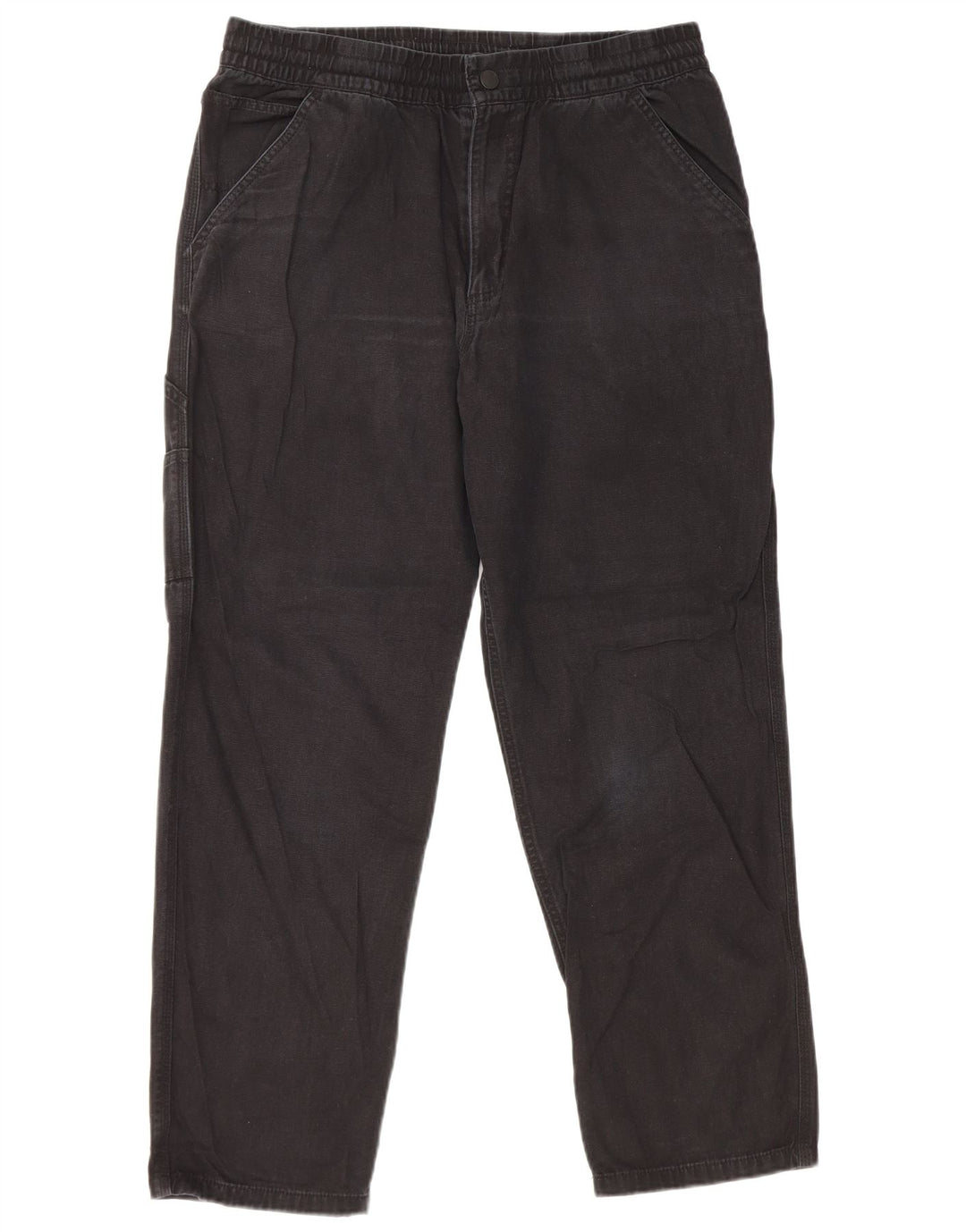 Pantaloni cargo dritti da uomo Vans medi W32 L28 cotone nero