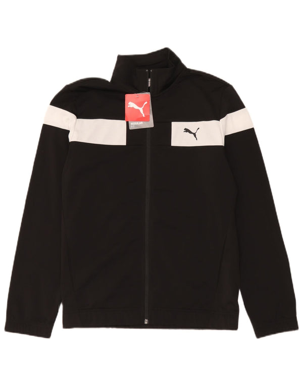 Giacca da tuta da ragazzo Puma 13-14 anni Poliestere color block nero