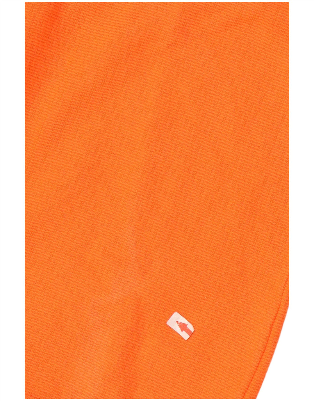 Felpa Champion da uomo con collo con zip, maglione grande, cotone arancione