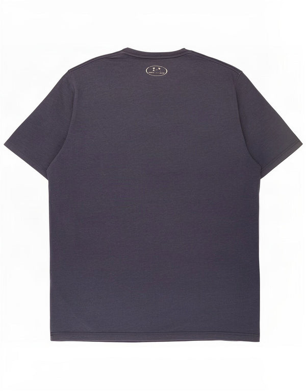 Maglietta grafica Under Armour da uomo Heat Gear vestibilità ampia XL blu navy