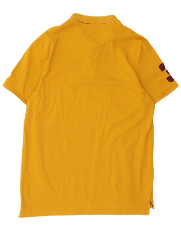 Polo Assn. Camicia grafica da uomo vestibilità regolare XL in cotone giallo