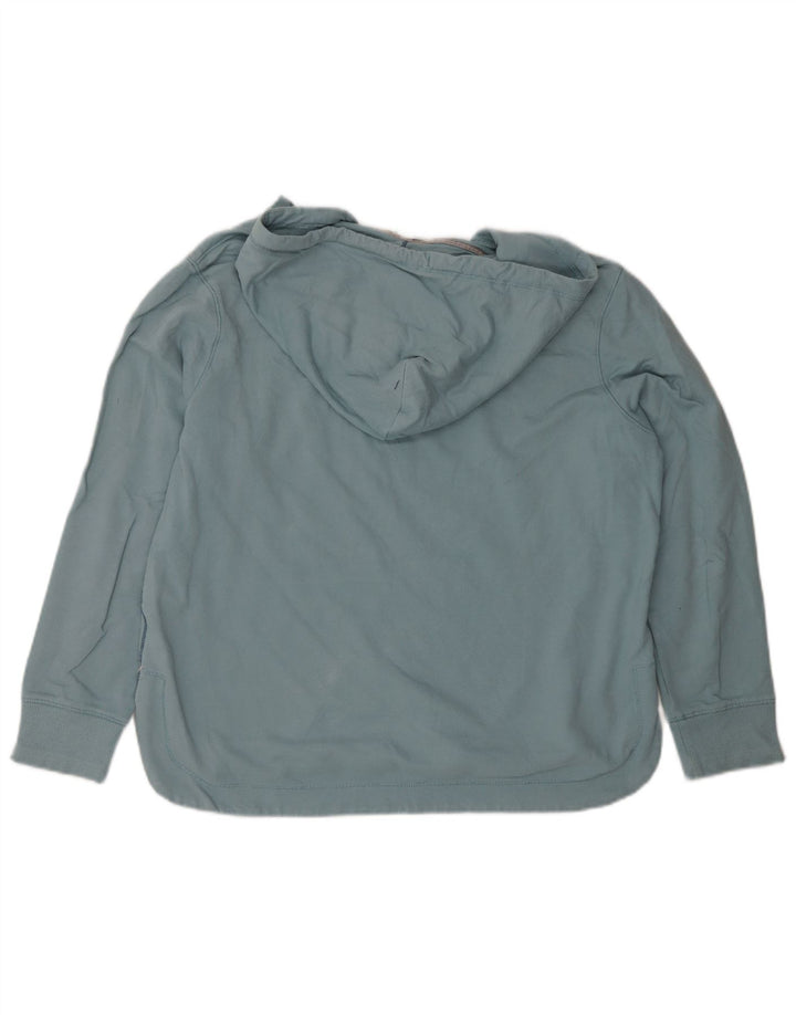 Maglione oversize con cappuccio da donna White Stuff UK 10 piccolo cotone blu