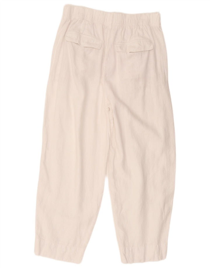 Pantaloni corti da donna Marks & Spencer UK 14 Large W32 L25 Bianco