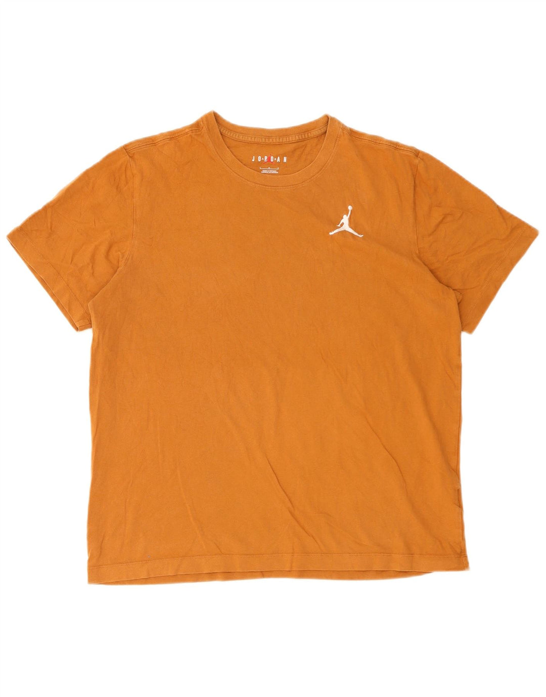 T-shirt da uomo Jordan Top grande in cotone marrone