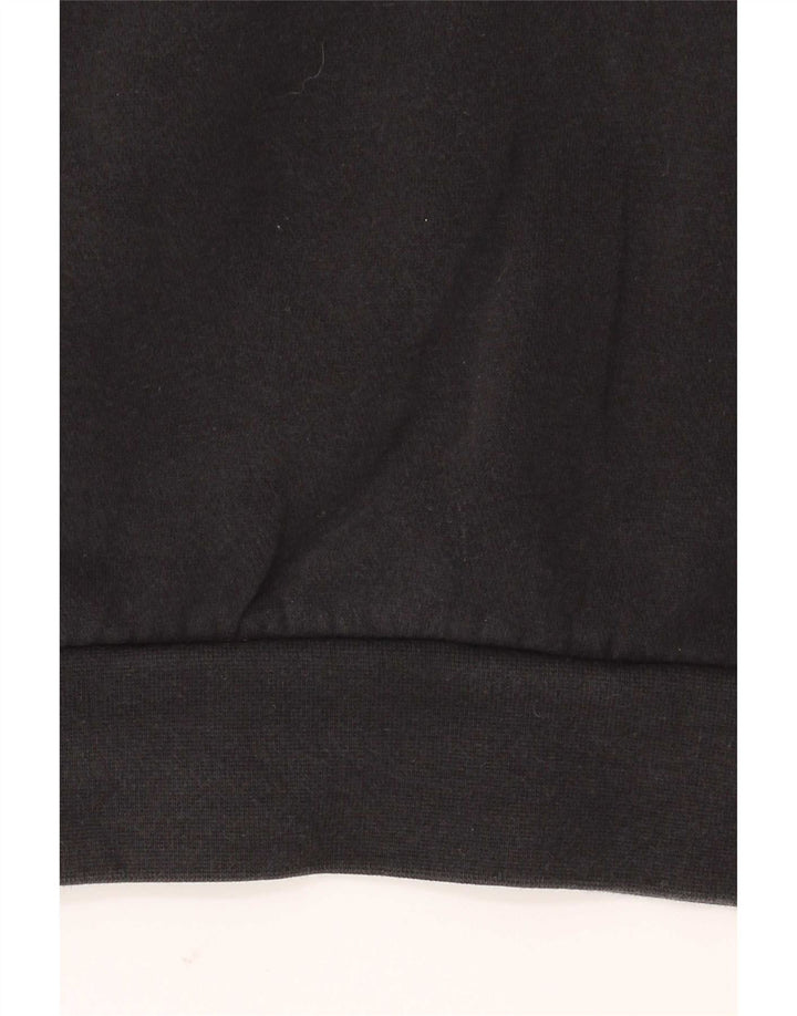 Felpa grafica da uomo Adidas Maglione piccolo cotone nero