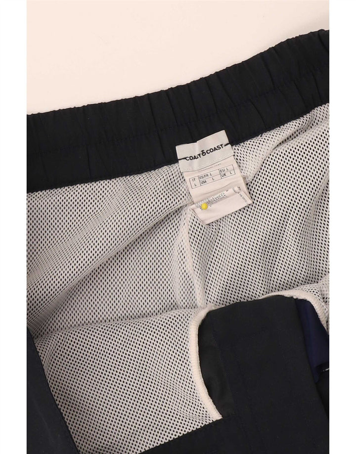Pantaloncini da bagno grafici da uomo Coast grandi in poliestere blu navy