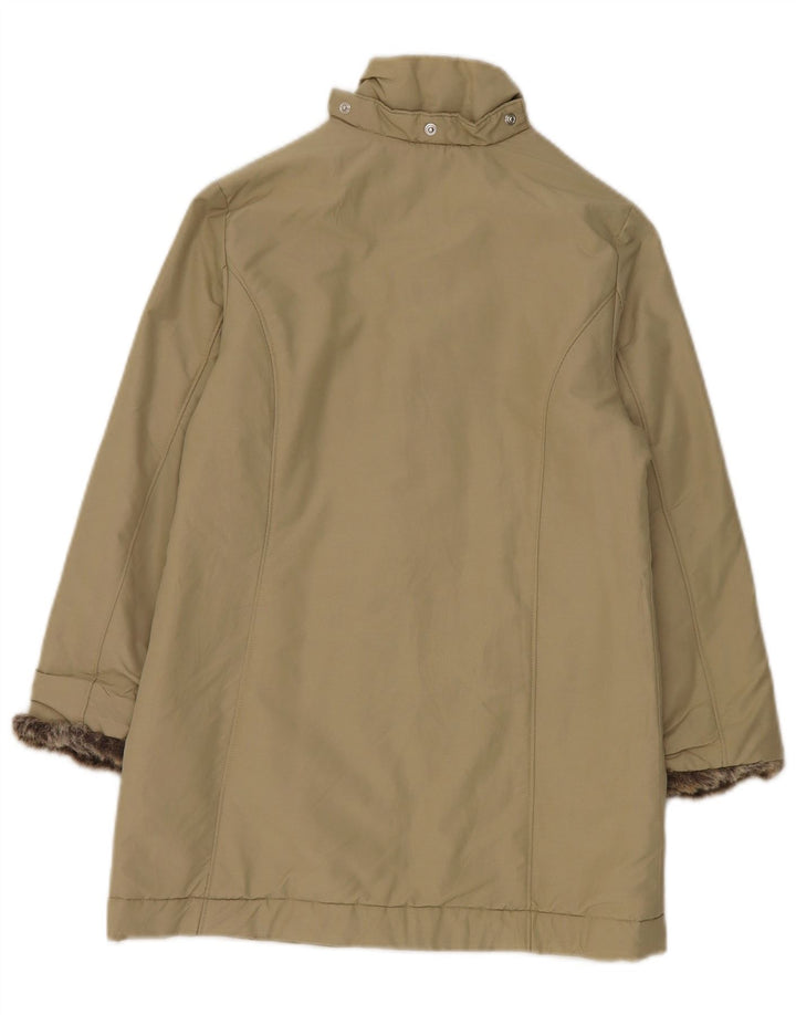 Giacca imbottita da donna con maniche a 3/4 Invicta UK 8 piccola in cotone beige